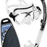 Cressi Big Eyes Evolution & Kappa Ultra Dry Schnorchel - Pack de snorkel (tubo y gafas), color negro
